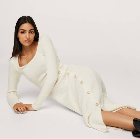 MANGO Flare sweater dress NWT - Picture 8 of 11